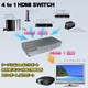 MotionTechi[VebNj HDMI SWITCH 4~1 ubN SW402-BK iRtj