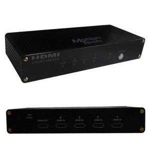 MotionTech(モーションテック) HDMI SWITCH 4×1 ブラック SW402-BK (リモコン付)