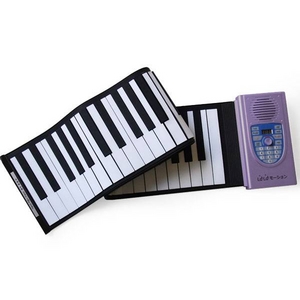 LaLaモーション ロールアップピアノ（61鍵盤） MT-RP100 【ACアダプター サスティンペダル付】