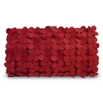 Sondra Roberts（サンドラ・ロバート） パーティーバッグ クラッチ Cut Out Flower Clutch レッド R22262 -RE