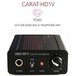 USBオーディオアンプ CARAT-HD1V アナログ入力ヘッドホン D/Aコンバータ