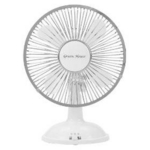 GREENHOUSE（グリーンハウス） USB首振り扇風機 GH-USB-FAN 乾電池でも使用可 レトロな首振り機能、上下の角度調整、弱強の2段階の風量選択機能付! ホワイトW