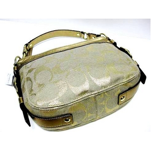 COACH(コーチ) リネンルレックス シグネチャー ゾーイ バッグ #13499