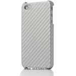 Ai-Style iPhone4 Carbon Lookin[hP[X J[{bNj yAi4-Carbon-SilverziVo[j
