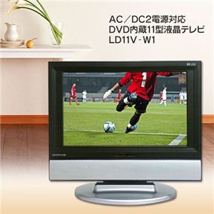 RAPHAIE(ラファイエ) AC/DC2電源対応 DVD内蔵11型液晶テレビ LD11V-W1