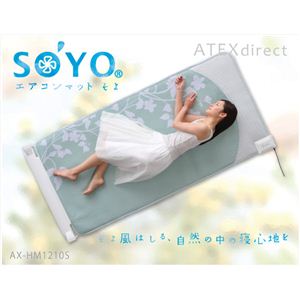 爽やかな立体構造ATEX エアコンマット SOYO シングルハーフ AX- HM1211H