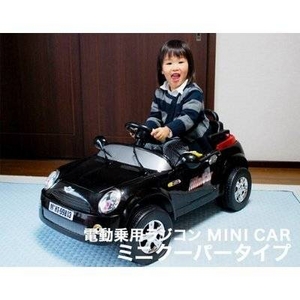 電動乗用ラジコン MINI CAR ミニクーパータイプ ブラック