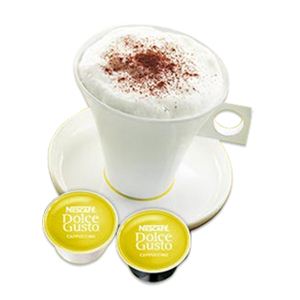 Nestle(ネスレ) ホームバリスタシステム NESCAFE Dolce Gusto(ネスカフェ ドルチェグスト) 専用カプセル カプチーノ CAP16001 8杯分×4セット 【エスプレッソマシーン】