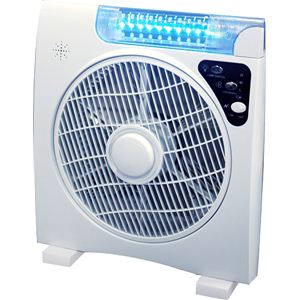 ソーラー発電 扇風機（LEDライト付き）AL COLLE（アルコレ）ALF300W