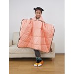 TEIJIN（テイジン） あったかすっぽりケット ショート　TFJJ23　オレンジベージュ