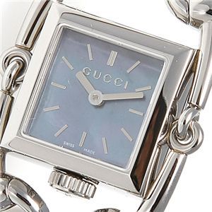 GUCCI(グッチ) シニョーリア レディースウォッチ ブラックシェル(スリムタイプ) YA116502
