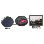 電気を使わない 暖か足温器 Cubeads「ペチカ」(色:外面/黒、中面/赤)