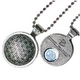 POWER BALANCE Zinc Alloy Pendants（パワーバランス　ネックレス／シルバー）