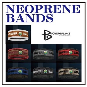 POWER BALANCE NEOPLANE BANDS（パワーバランス ネオプレーンバンド） オレンジ×ホワイト／S