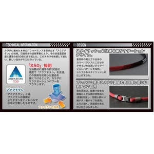 phiten(ファイテン)RAKUWA NECK X50 HIGH-END2009限定(ホワイト/B)