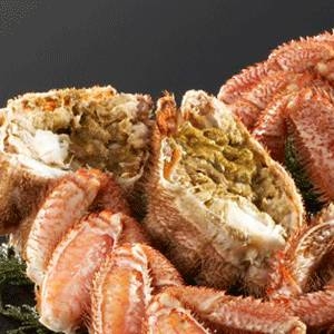 【北海道産】ボイル毛ガニ姿（約400g&times;2尾）