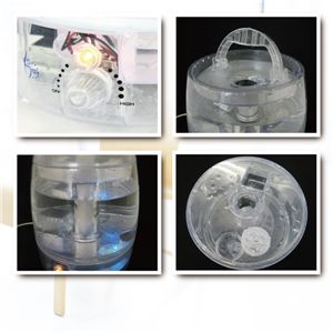 マクロス イルミネーション超音波加湿器ウォーティ MCE-3324