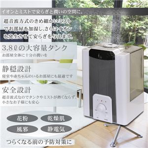 超音波イオン加湿器 MCE-3327