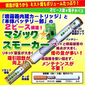 ターボフィルター電子タバコ『マジックスモーカー』《メンソール風味》