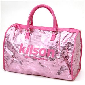 kitson(キットソン) スパンコール ボストンバッグ LEGGAGE SEQUIN TOTE /Pink