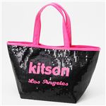 kitson(キットソン) ネオン スパンコール ミニトートバッグ Pink