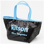 kitson(キットソン) ネオン スパンコール ミニトートバッグ Blue