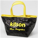 kitson(キットソン) ネオン スパンコール ミニトートバッグ Yellow