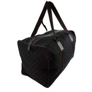 【アウトレット】GUCCI （グッチ）GGキャンバスボストンバッグ・収納ポーチ付 105671 ブラウン 第2画像