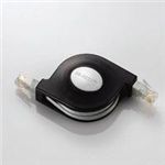 ELECOM Cat5gъLANP[u LD-MCTU/BK2 [CAT5][:2.5m][ubN]