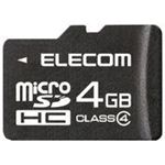 ELECOM microSDHCJ[h 4GB MF-MRSDH04G