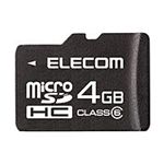 ELECOM class6Ή microSDHC[J[h MF-MRSDH04GC6