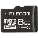 ELECOM class4Ή microSDHC[J[h MF-NMRSDH08GC4