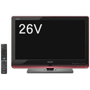 SHARP(シャープ) AQUOS(アクオス) 26V型 地上波デジタル液晶カラーテレビ LC-26DZ3-R レッド
