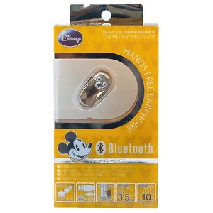 Rix(リックス) ディズニー (Disney) Bluetoothミッキーシルエットイヤホンマイク (ゴールド) RX-DNYBT1GD
