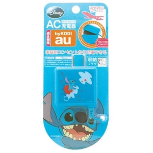 Rix(リックス) ディズニー (Disney) 家庭コンセント (AC) 充電器 au対応 (スティッチ) RX-DNY417STI 【2個セット】