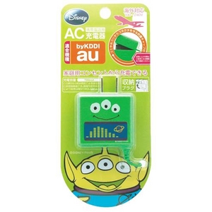 Rix(リックス) ディズニー (Disney) 家庭コンセント (AC) 充電器 au対応 (エイリアン) RX-DNY418LGM 【2個セット】