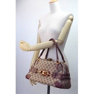 GUCCI（グッチ）　GGキャンバス　バンブー　ショルダーバッグ 第3画像