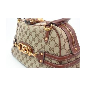 GUCCI（グッチ）　GGキャンバス　バンブー　ショルダーバッグ 第4画像