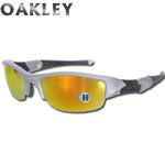 OAKLEYiI[N[j 03-884 FLAK JACKET tbNWPbg SILVER FIRE IRIDIUM