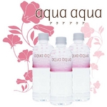ナチュラルミネラルウォーター aqua aqua 500ml pink 1ケース24本
