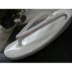ぞうり単品 エナメル 白系 礼装用 602 ★おまけ付き