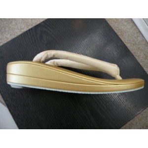 草履単品 ゴールド 黒留袖用 606 ★おまけ付き