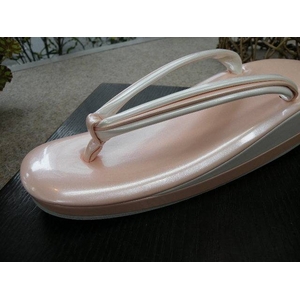 草履単品 エナメル ピンク系 礼装用 609 ★おまけ付き