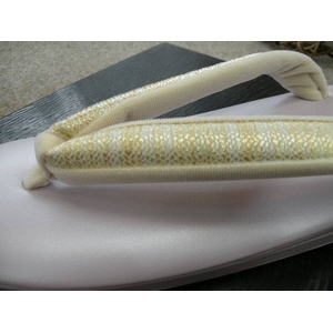 草履単品 つやけし 白系 礼装用 614 ★おまけ付き