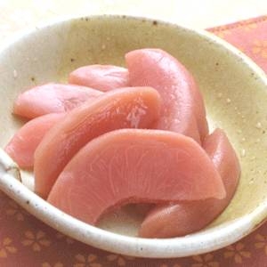 無添加・福島産ももの甘酢漬け「ほんのりピーチ」 450g