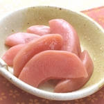 無添加・福島産ももの甘酢漬け「ほんのりピーチ」 450gの詳細ページへ
