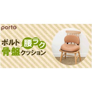 ツカモトエイム porto(ポルト) 腰ラク骨盤クッション AIM-FN013