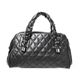 【新品】CHANEL(シャネル)ヴィンテージレザーハンドバッグ ブラック カーフ A36509 