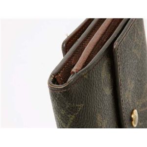 【中古B】LOUIS VUITTON(ルイヴィトン) Wホック財布 モノグラム M61652
