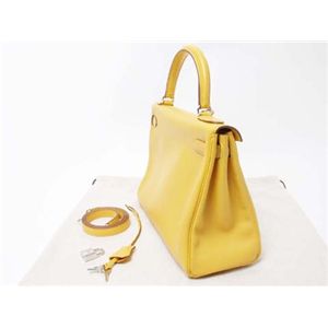 【中古SA】Hermes(エルメス) ケリー28 シルバー金具 刻印:M ソレイユ